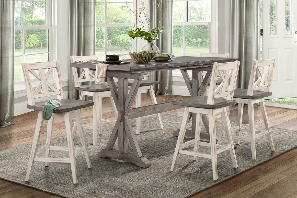 Amsonia Gray Counter Height Table from Homelegance - Luna Furniture