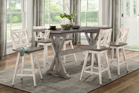 Amsonia Gray Counter Height Table from Homelegance - Luna Furniture