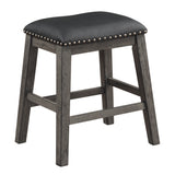 Timbre Gray 5-Piece Counter Height Set from Homelegance - Luna Furniture