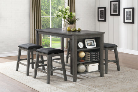 Timbre Gray Counter Height Table from Homelegance - Luna Furniture