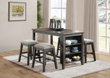 Timbre Gray Counter Height Table from Homelegance - Luna Furniture