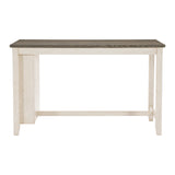 Timbre Whitewash 5-Piece Counter Height Set from Homelegance - Luna Furniture
