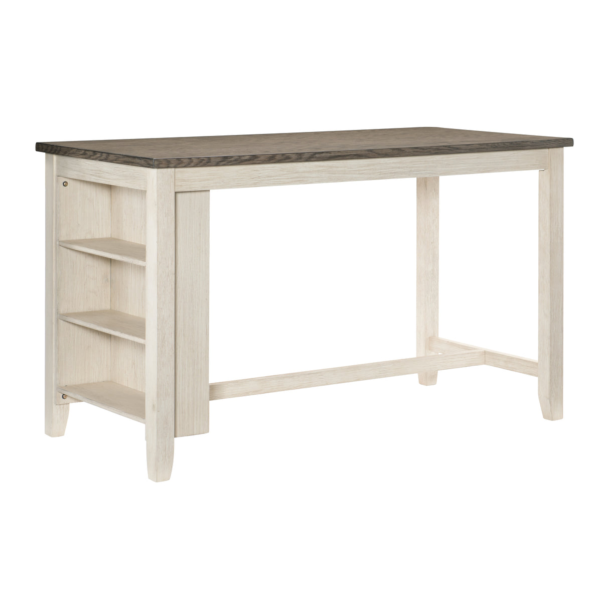 Timbre Whitewash 5-Piece Counter Height Set from Homelegance - Luna Furniture