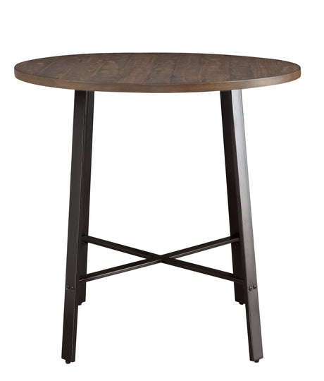 Chevre Brown/Gray Round Counter Height Table from Homelegance - Luna Furniture