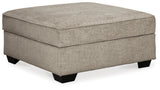 Bovarian 3-Piece Sectional with Ottoman in Stone from Ashley Furniture - Luna Furniture