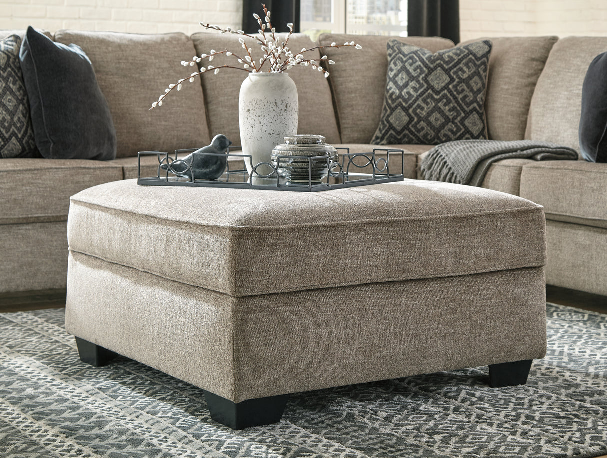 Bovarian Stone 3-Piece Sectional with Ottoman from Ashley Furniture - Luna Furniture