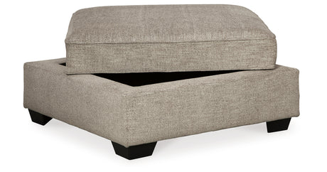 Bovarian Stone 4-Piece Sectional with Ottoman from Ashley - Luna Furniture