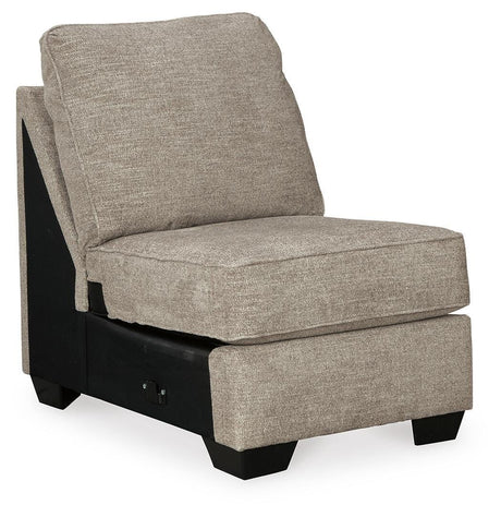 Bovarian Stone 3-Piece Sectional with Ottoman from Ashley Furniture - Luna Furniture