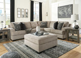 Bovarian Stone 3-Piece Sectional with Ottoman from Ashley - Luna Furniture