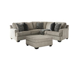 Bovarian Stone 2-Piece Sectional with Ottoman from Ashley Furniture - Luna Furniture