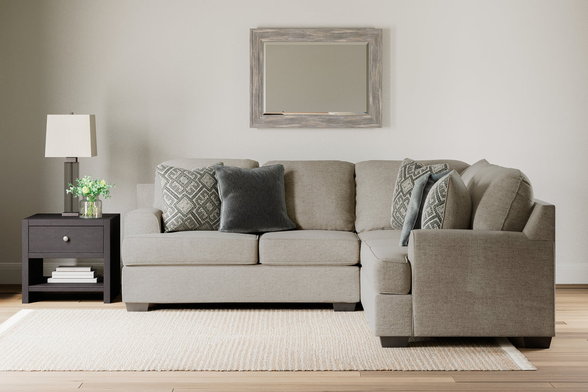 Bovarian Stone 2-Piece RAF Sectional from Ashley Furniture - Luna Furniture