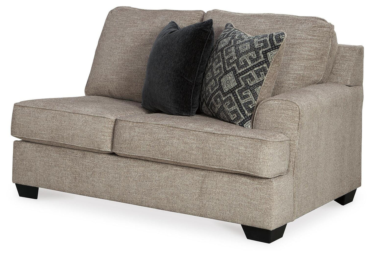Bovarian Stone 3-Piece Sectional with Ottoman from Ashley Furniture - Luna Furniture