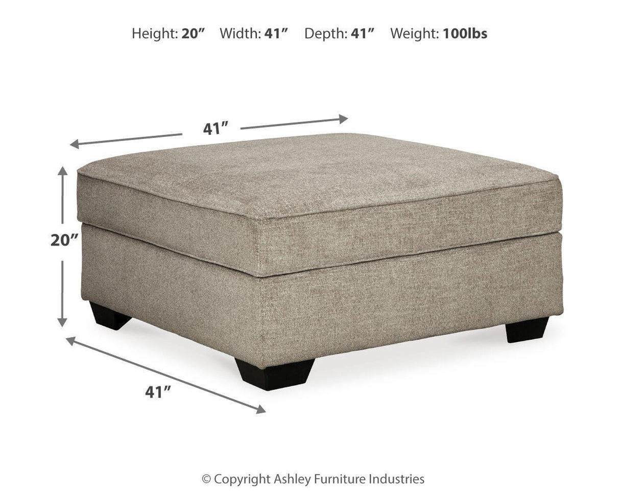 Bovarian Stone Ottoman from Ashley Furniture - Luna Furniture