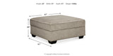 Bovarian Stone 4-Piece Sectional with Ottoman from Ashley Furniture - Luna Furniture