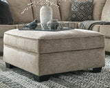 Bovarian 3-Piece Sectional with Ottoman in Stone from Ashley Furniture - Luna Furniture
