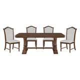 Rexford Cherry 5-Piece 96" Extendable Dining Set from Homelegance - Luna Furniture