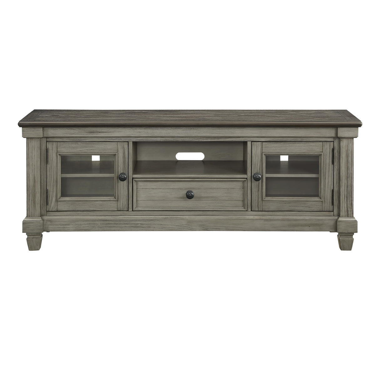 Granby Antique Gray End Table
