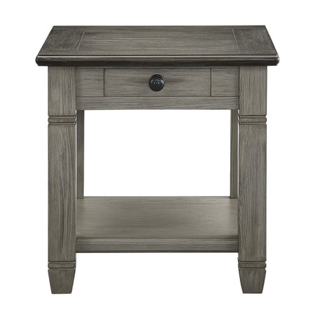 Granby Antique White 64" TV Stand from Homelegance - Luna Furniture