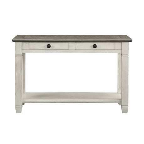 Granby Antique White End Table from Homelegance - Luna Furniture