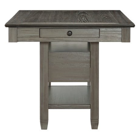 Granby Antique Gray 5-Piece Counter Height Set from Homelegance - Luna Furniture
