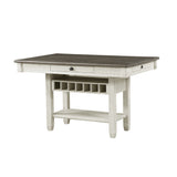 Granby Antique White Counter Height Table from Homelegance - Luna Furniture