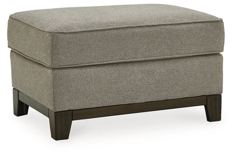 Kaywood Granite Chair and Ottoman from Ashley - Luna Furniture