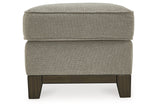Kaywood Granite Chair and Ottoman from Ashley - Luna Furniture