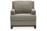 Kaywood Granite Chair and Ottoman from Ashley - Luna Furniture