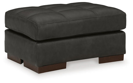 Luigi Thunder Oversized Chair and Ottoman from Ashley Furniture - Luna Furniture