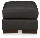 Luigi Thunder Oversized Chair and Ottoman from Ashley Furniture - Luna Furniture