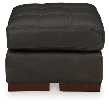 Luigi Thunder Oversized Chair and Ottoman from Ashley Furniture - Luna Furniture