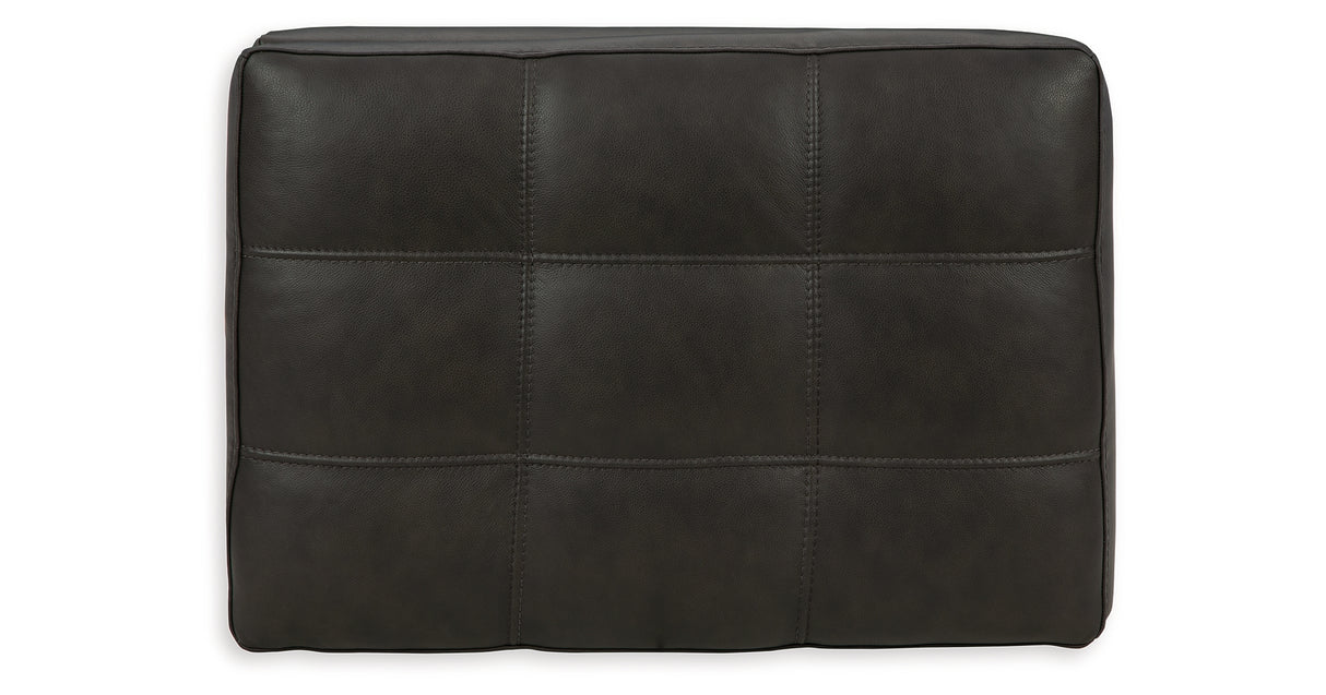 Luigi Thunder Ottoman from Ashley Furniture - Luna Furniture