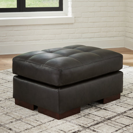 Luigi Thunder Oversized Chair and Ottoman from Ashley Furniture - Luna Furniture