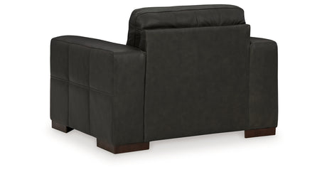 Luigi Thunder Oversized Chair and Ottoman from Ashley Furniture - Luna Furniture