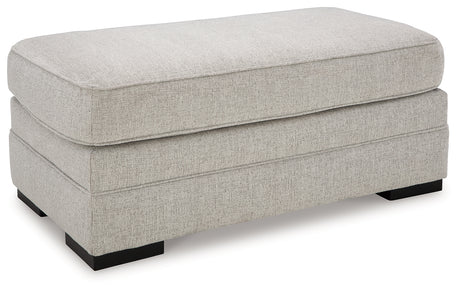 Eastonbridge Sofa Chaise, Chair, and Ottoman in Shadow from Ashley - Luna Furniture