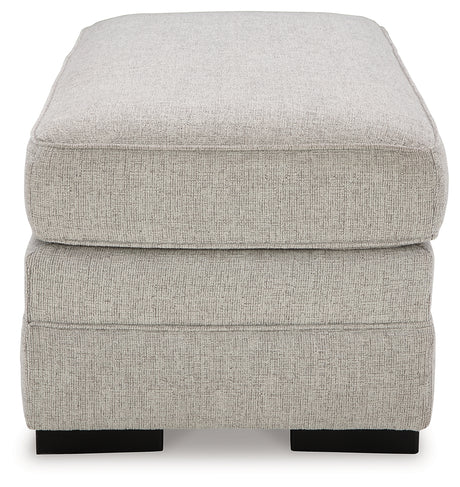 Eastonbridge Sofa Chaise, Chair, and Ottoman in Shadow from Ashley - Luna Furniture