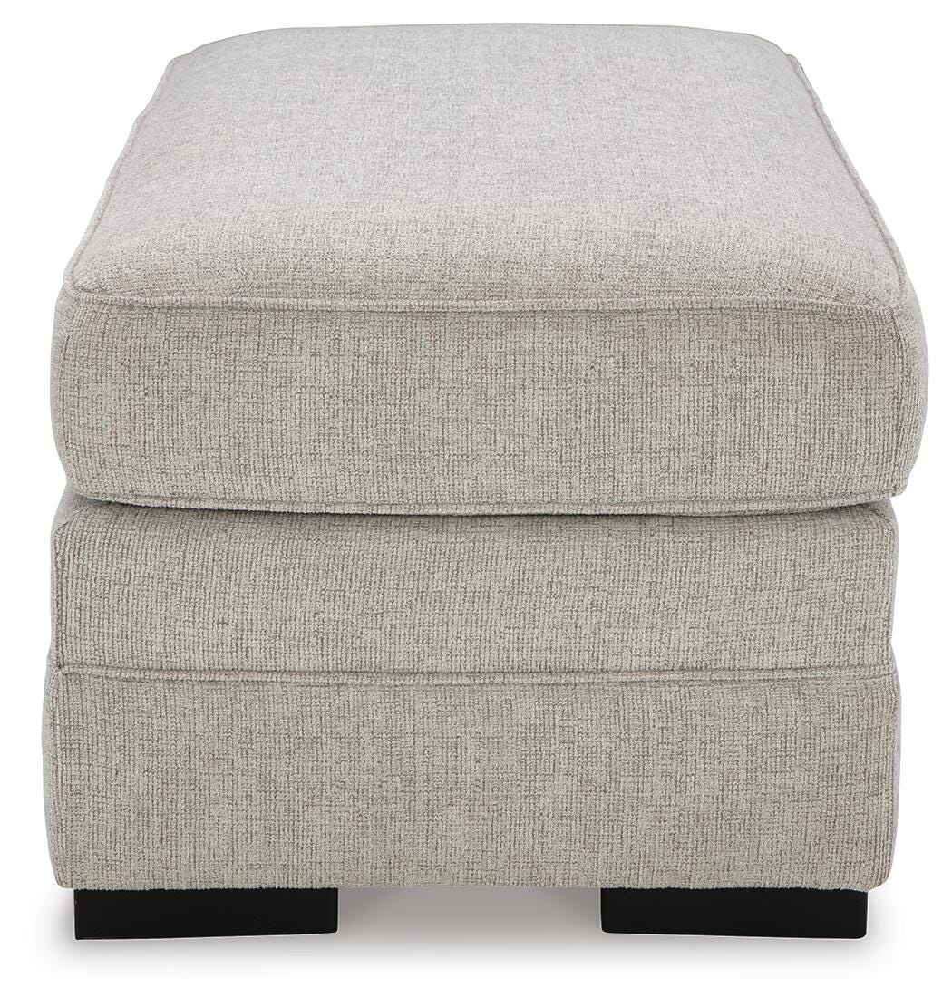 Eastonbridge Chair and Ottoman in Shadow from Ashley Furniture - Luna Furniture