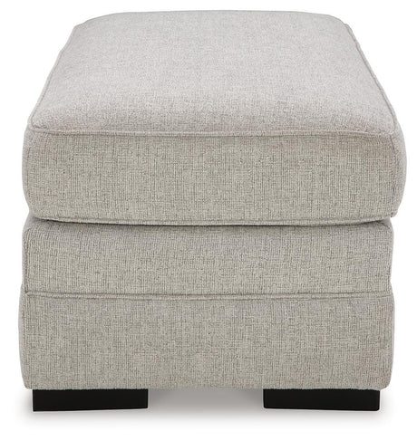Eastonbridge Chair and Ottoman in Shadow from Ashley - Luna Furniture