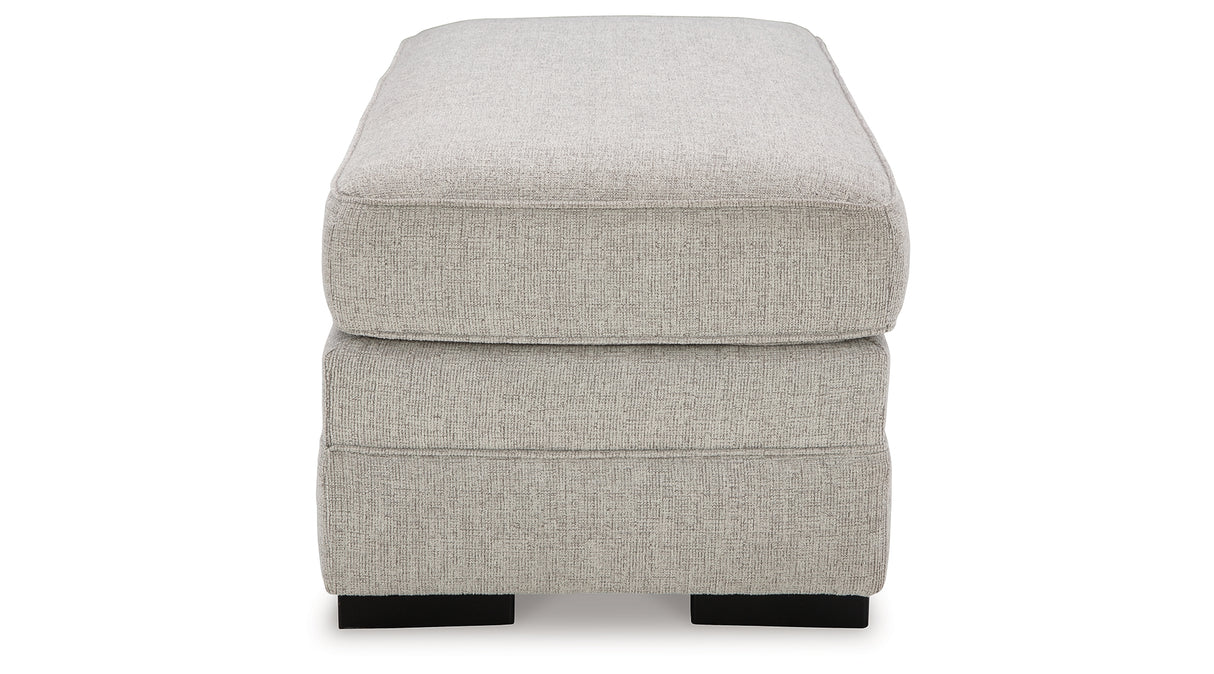 Eastonbridge Chair and Ottoman in Shadow from Ashley Furniture - Luna Furniture