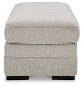 Eastonbridge Chair and Ottoman in Shadow from Ashley Furniture - Luna Furniture