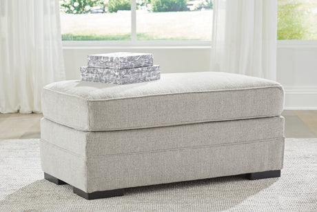 Eastonbridge Chair and Ottoman in Shadow from Ashley - Luna Furniture