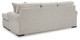 Eastonbridge Sofa Chaise, Chair, and Ottoman in Shadow from Ashley Furniture - Luna Furniture