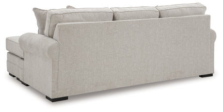 Eastonbridge Sofa Chaise, Chair, and Ottoman in Shadow from Ashley - Luna Furniture