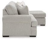 Eastonbridge Sofa Chaise, Chair, and Ottoman in Shadow from Ashley Furniture - Luna Furniture