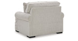 Eastonbridge Chair and Ottoman in Shadow from Ashley Furniture - Luna Furniture