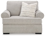 Eastonbridge Sofa Chaise, Chair, and Ottoman in Shadow from Ashley Furniture - Luna Furniture