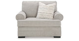 Eastonbridge Sofa Chaise, Chair, and Ottoman in Shadow from Ashley Furniture - Luna Furniture