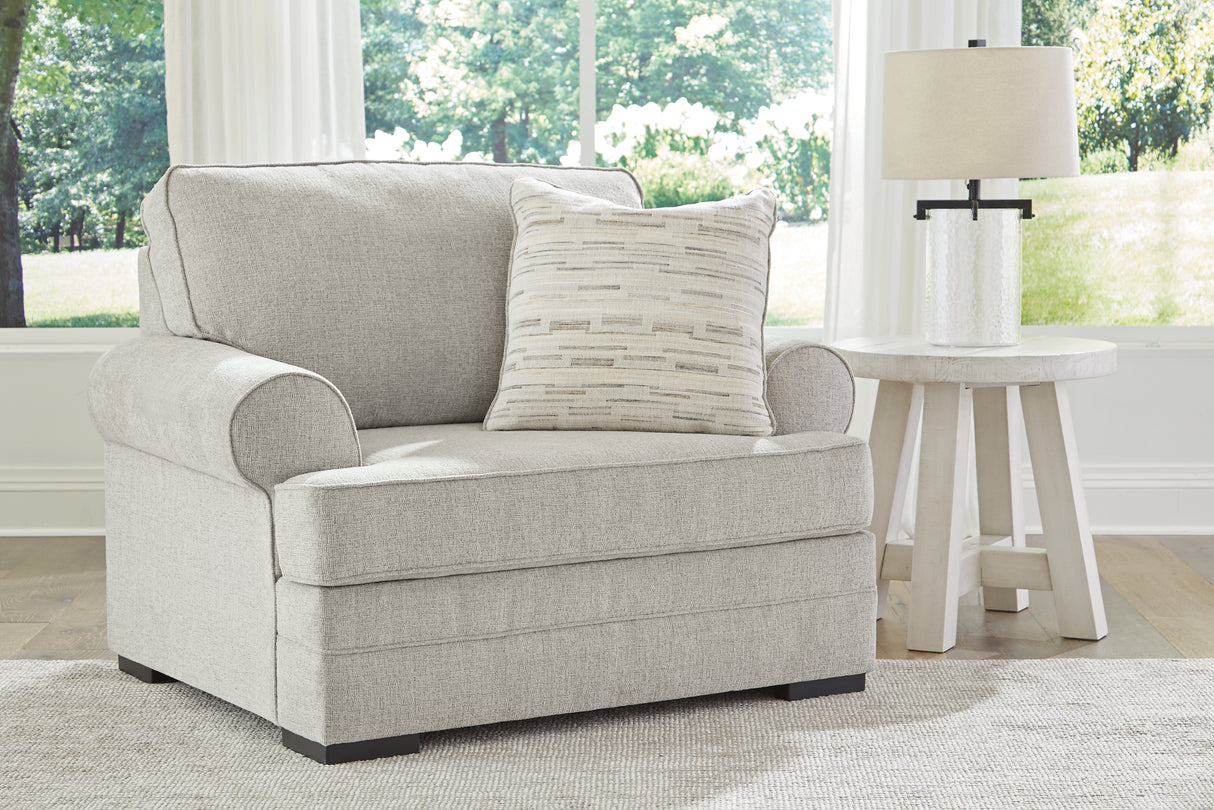 Eastonbridge Sofa Chaise, Chair, and Ottoman in Shadow from Ashley Furniture - Luna Furniture