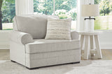 Eastonbridge Chair and Ottoman in Shadow from Ashley Furniture - Luna Furniture