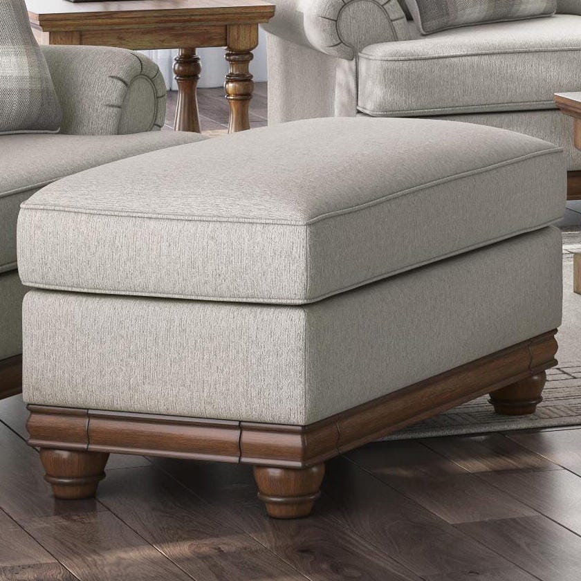 Clearbrooke Sandstone Ottoman from Ashley - Luna Furniture